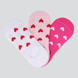 Tripack cubrepie corazones