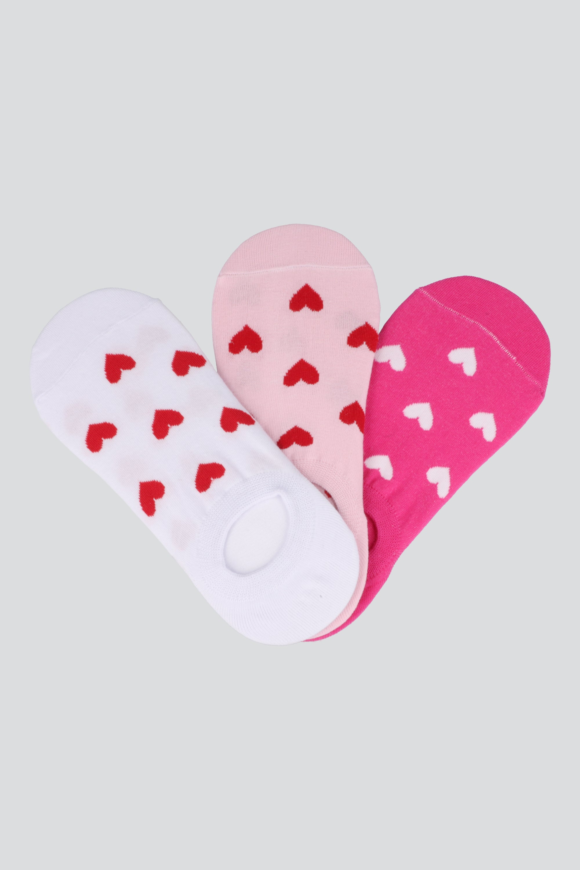 Tripack cubrepie corazones