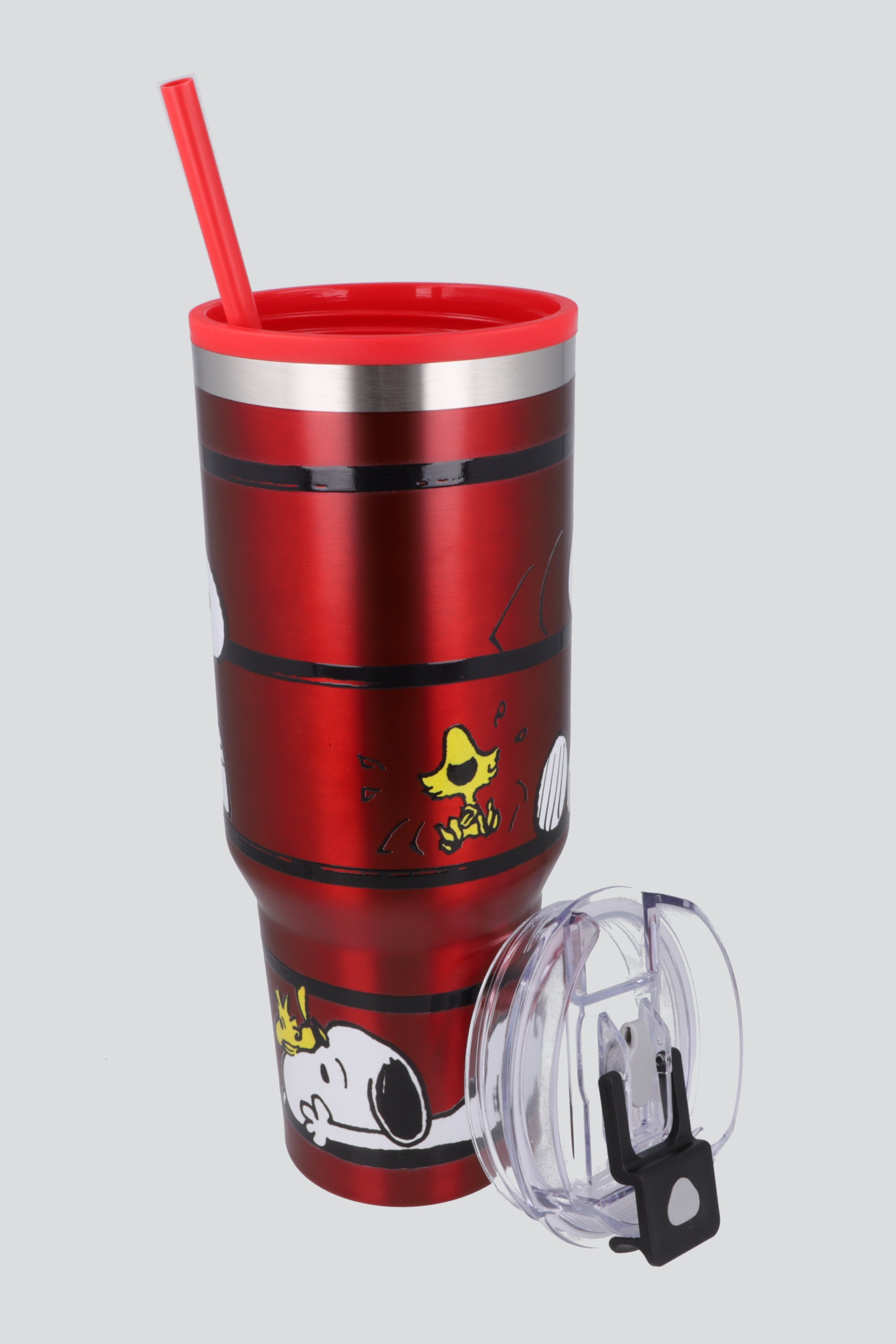 Termo doble pared Snoopy y Woodstock 1.2 L ROJO COMBO