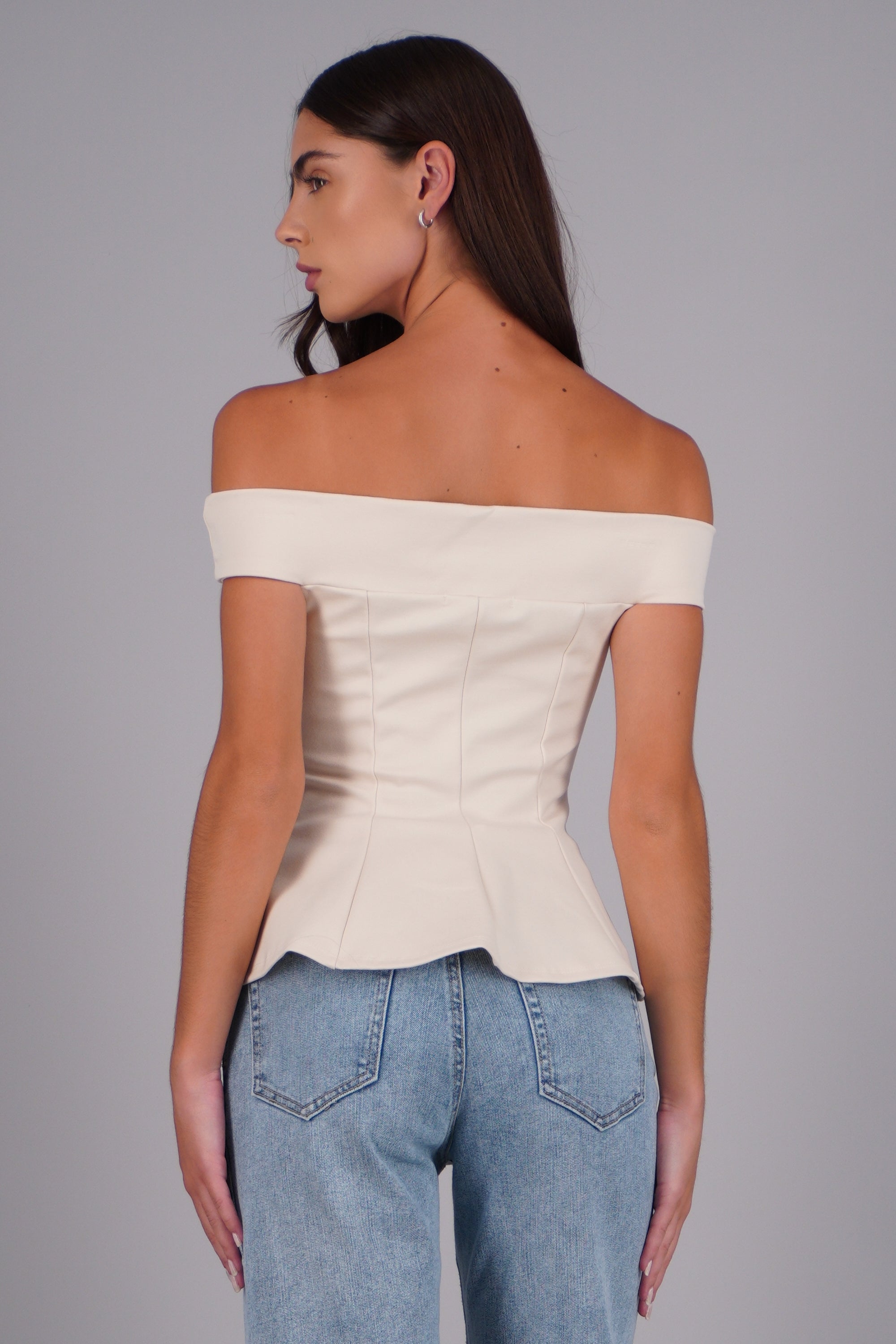Top off shoulder peplum ARENA
