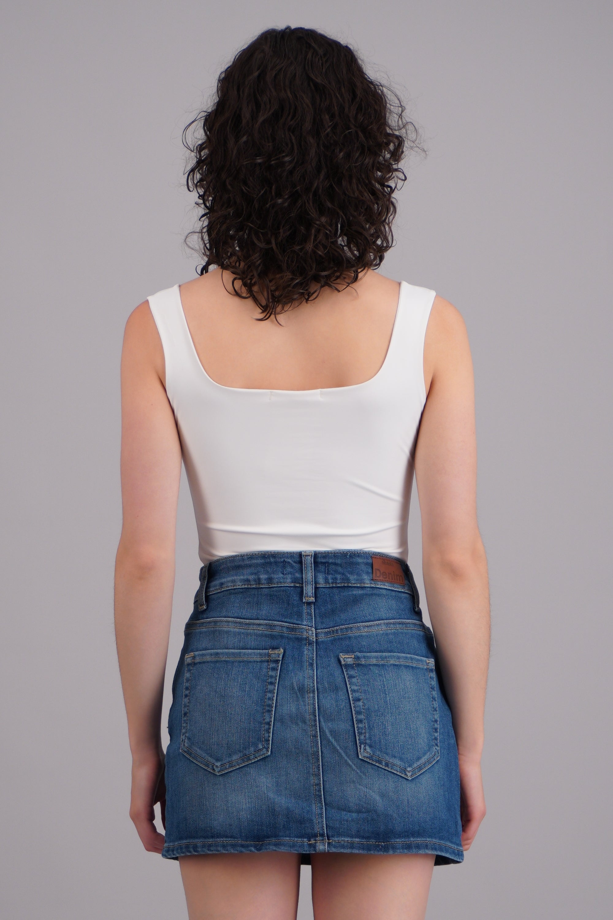 Bodysuit tirantes escote cuadrado BLANCO