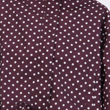 Chamarra ligera polkadots con cuello alto