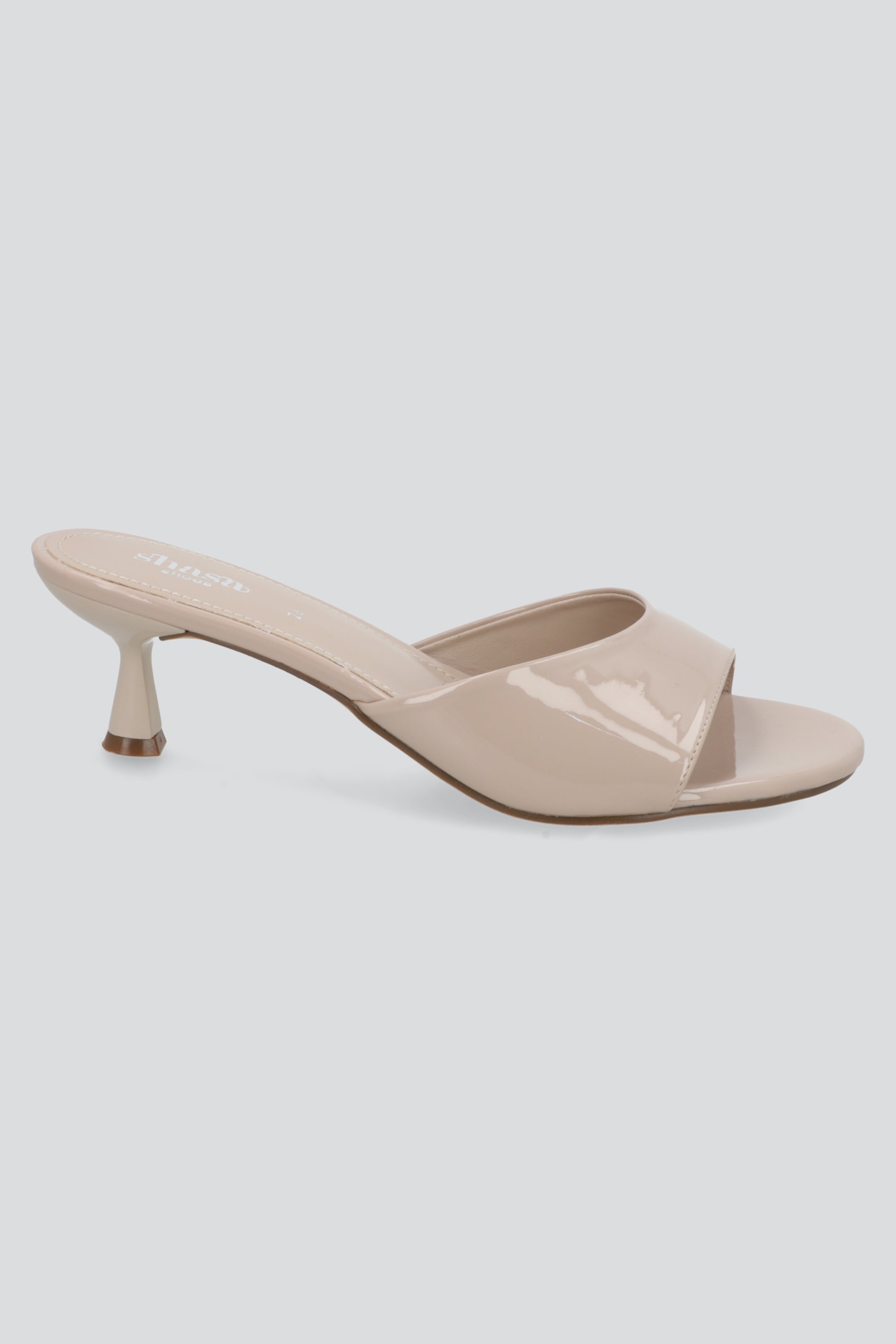 Tacon kitten mula peep toe NUDE