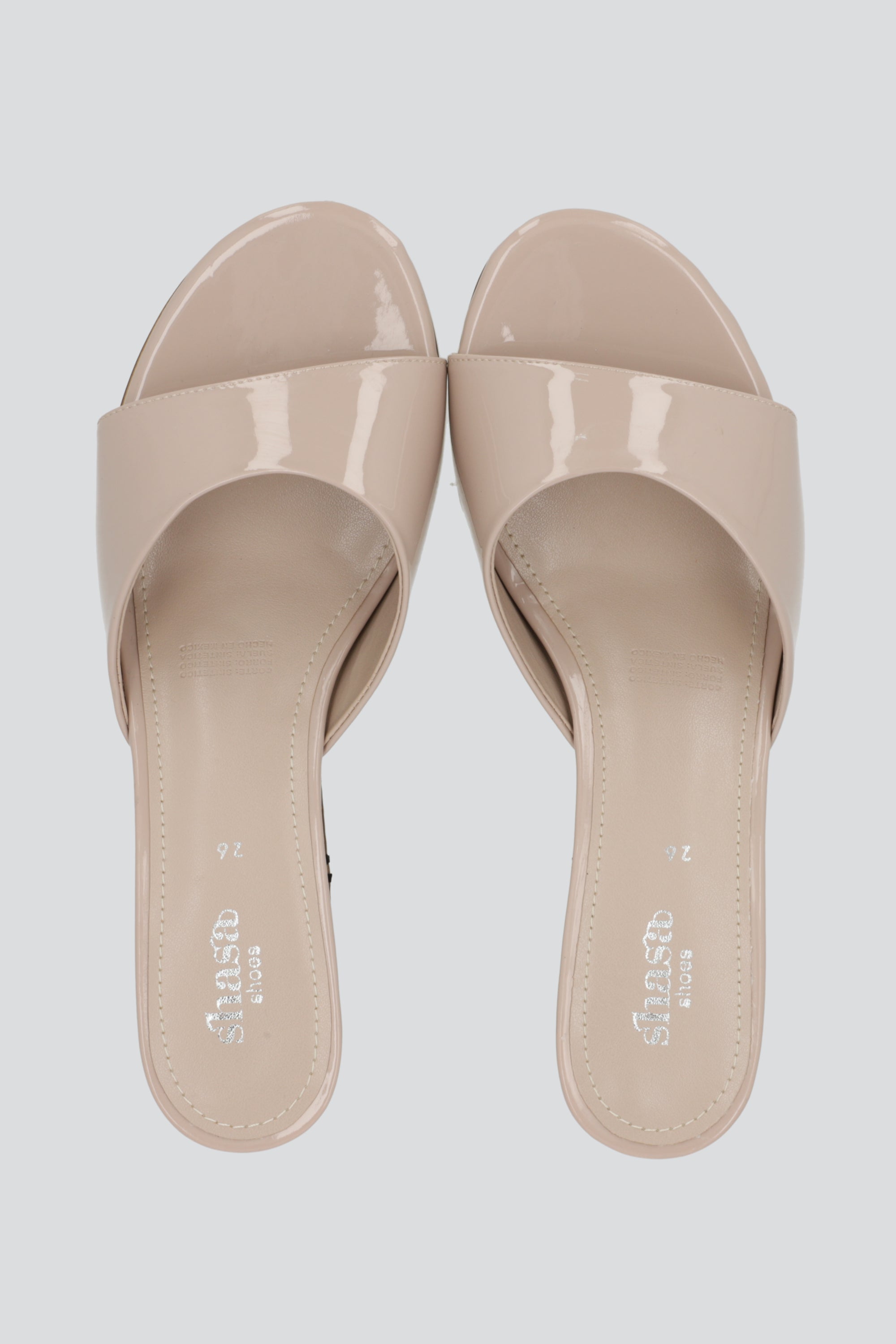 Tacon kitten mula peep toe NUDE