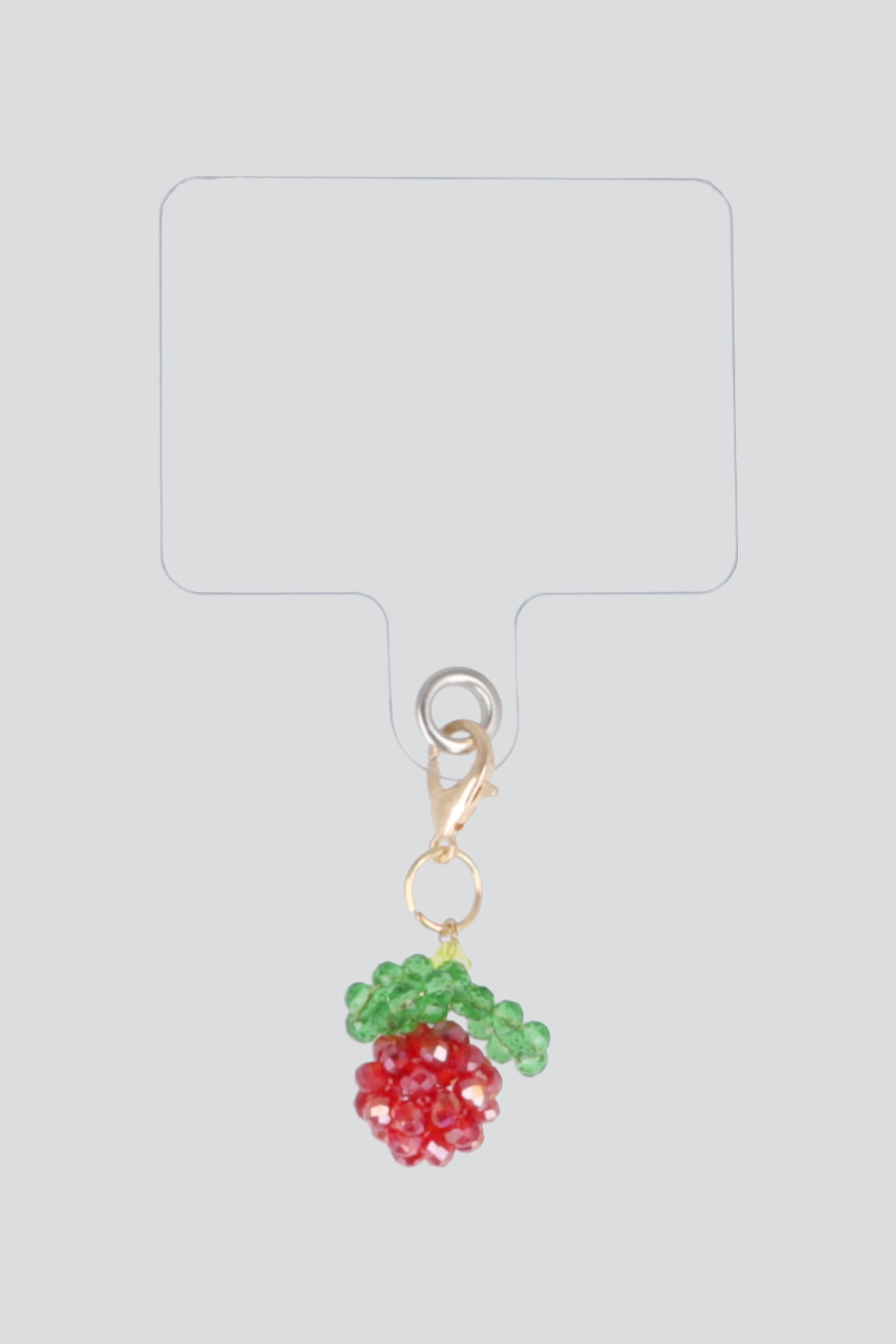 Cel charm uvas chaquiras