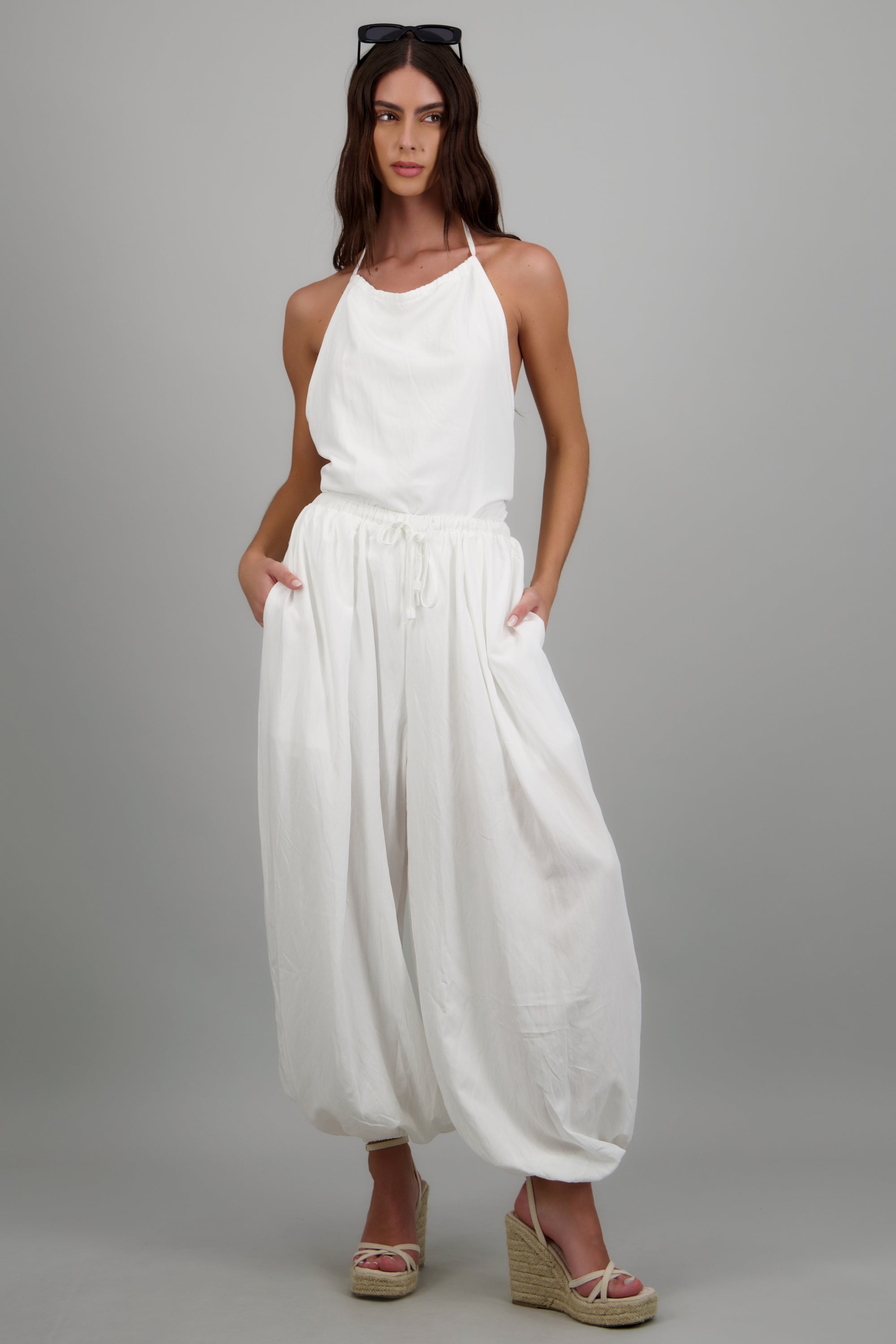 Pantalon fluido ligero BLANCO