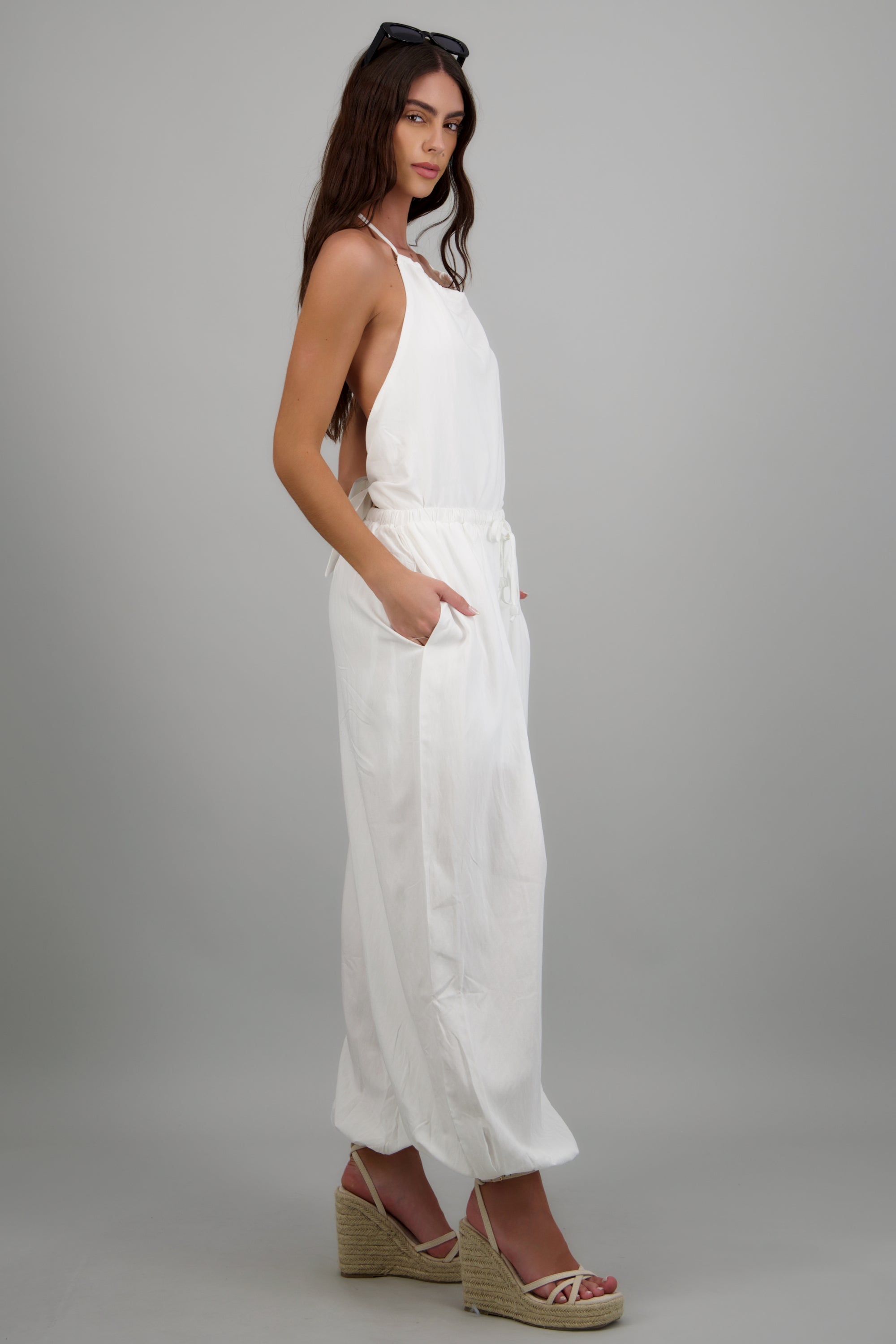 Pantalon fluido ligero BLANCO