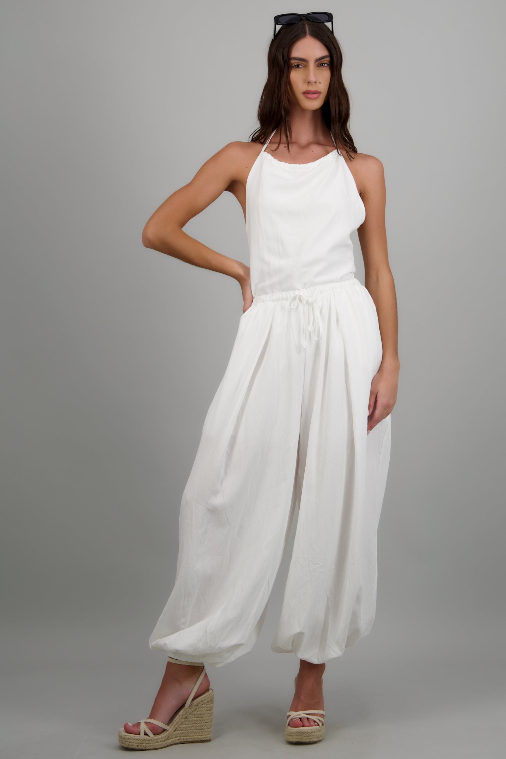 Pantalon fluido ligero BLANCO