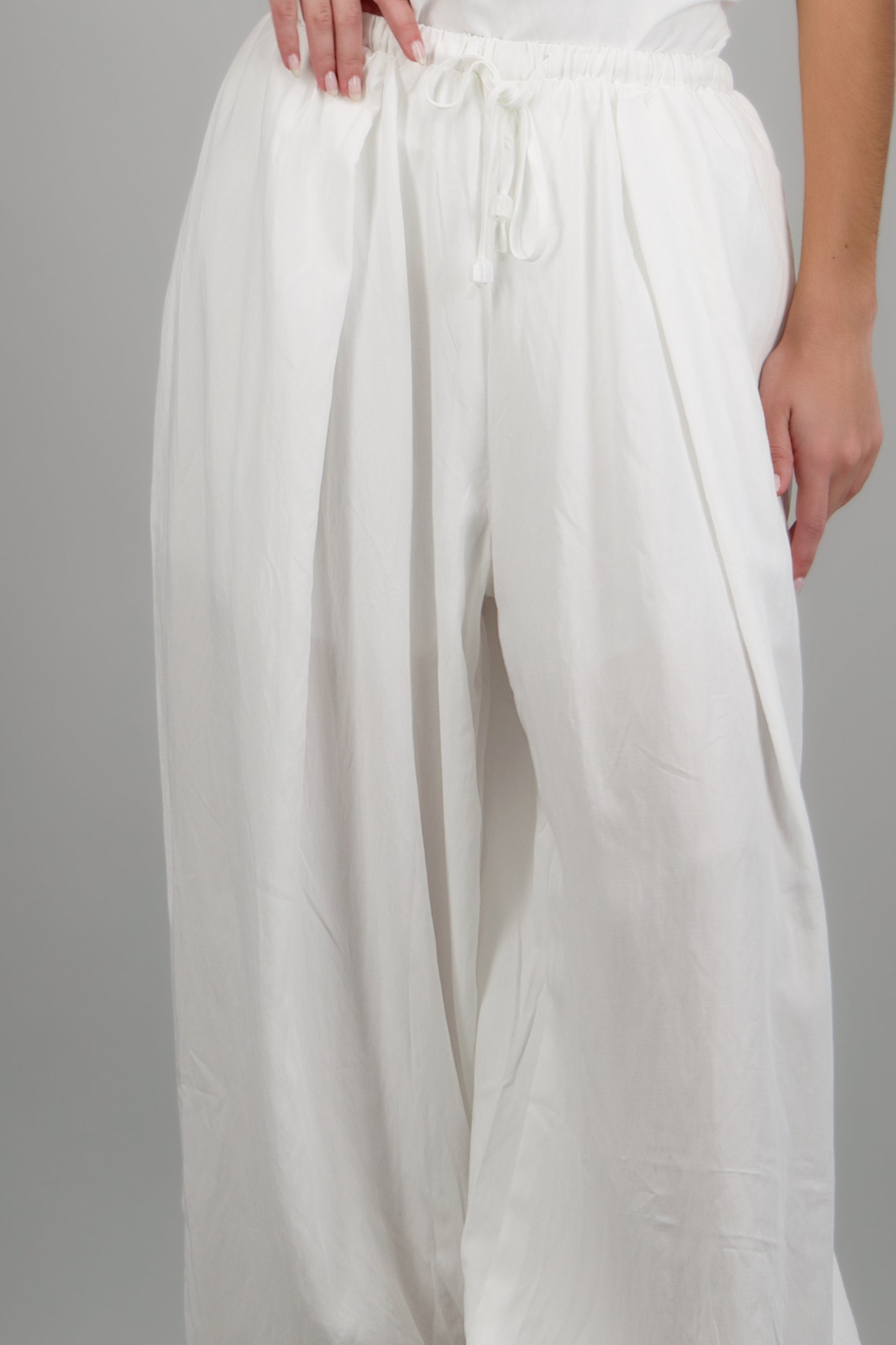 Pantalon fluido ligero BLANCO