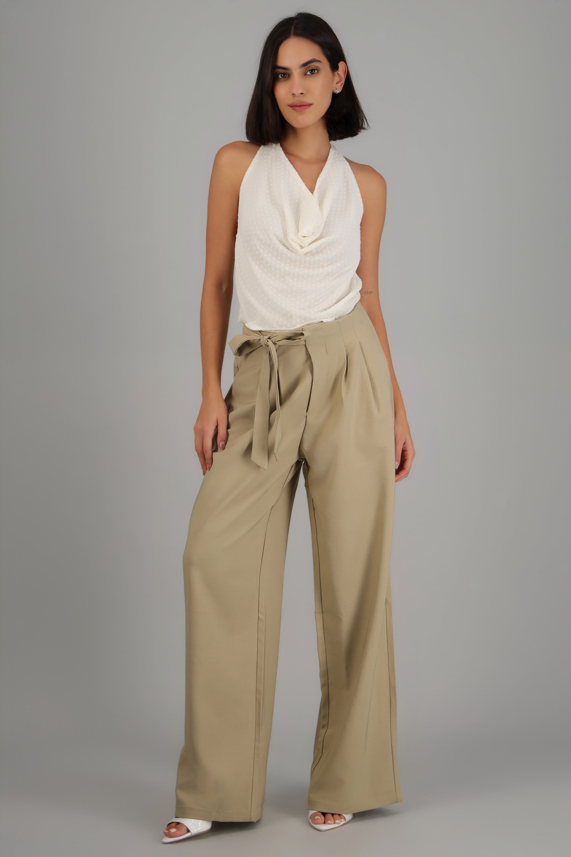 Pantalon de vestir detalle liston ARENA