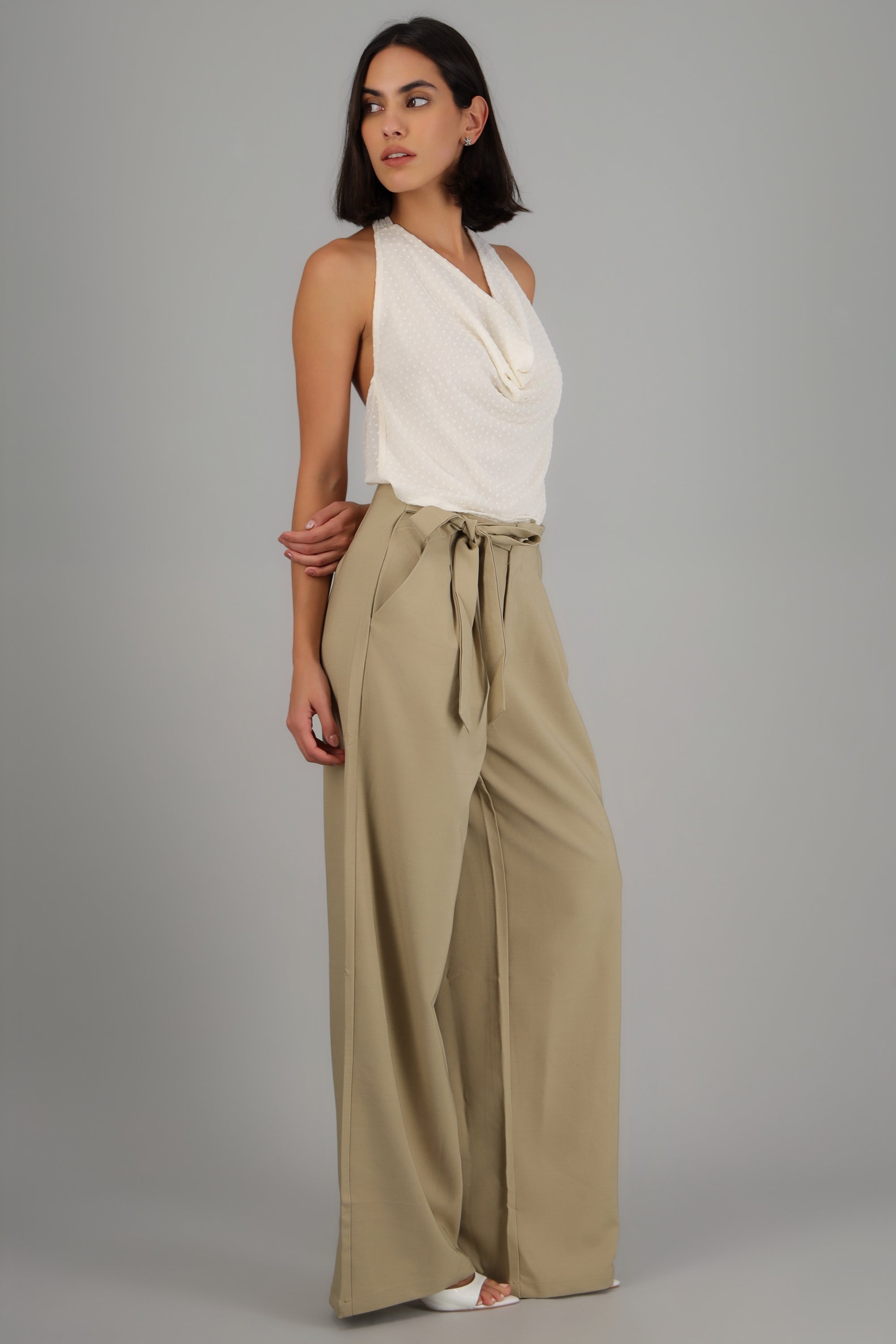 Pantalon de vestir detalle liston ARENA