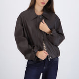 Bomber efecto piel globo