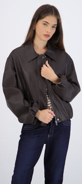 Bomber efecto piel globo