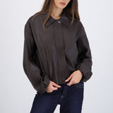 Bomber efecto piel globo