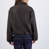 Bomber efecto piel globo