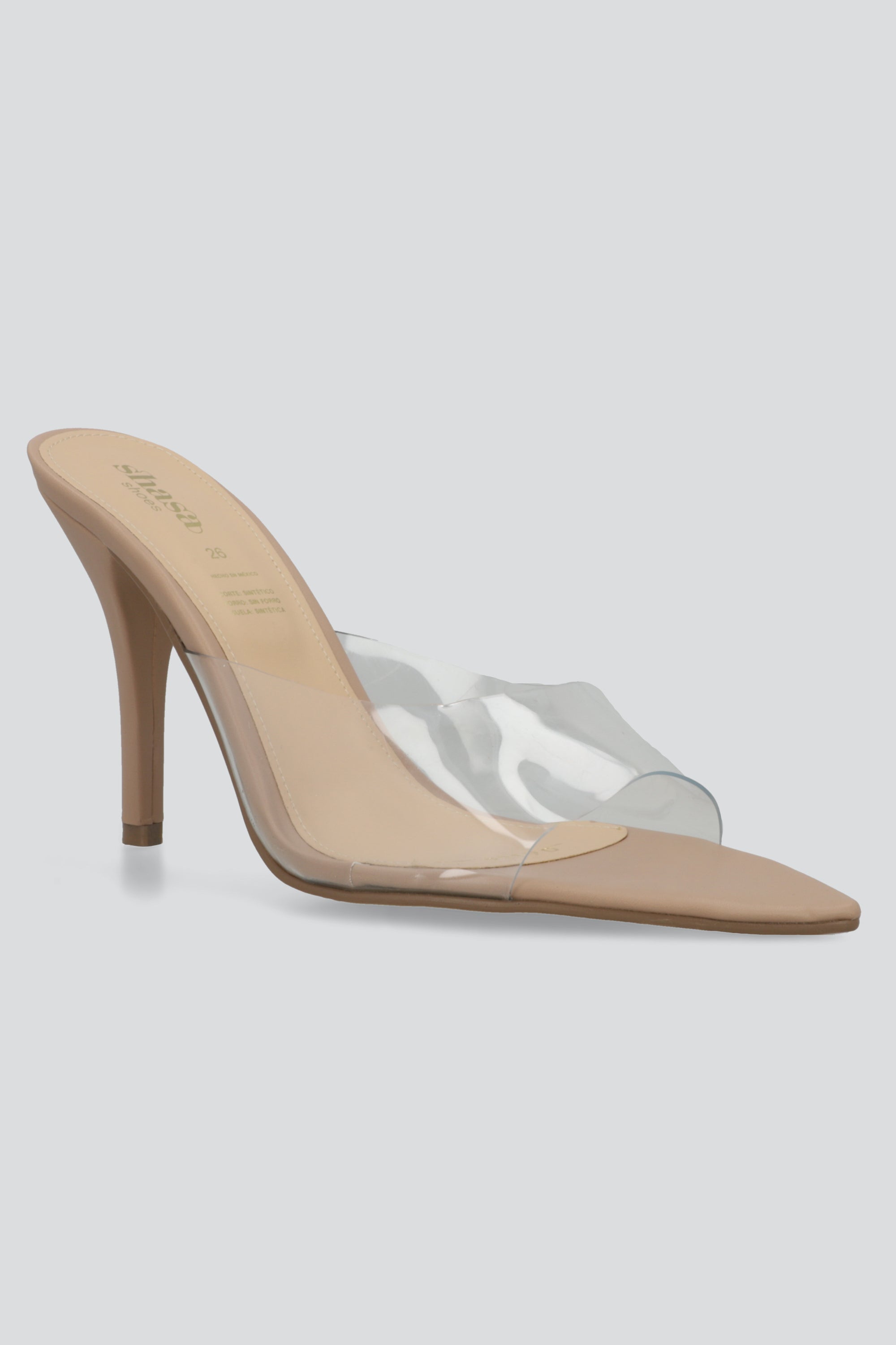 Tacon mula pointy transparente TRANSPARENTE