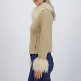 Chamarra detalle con pelo