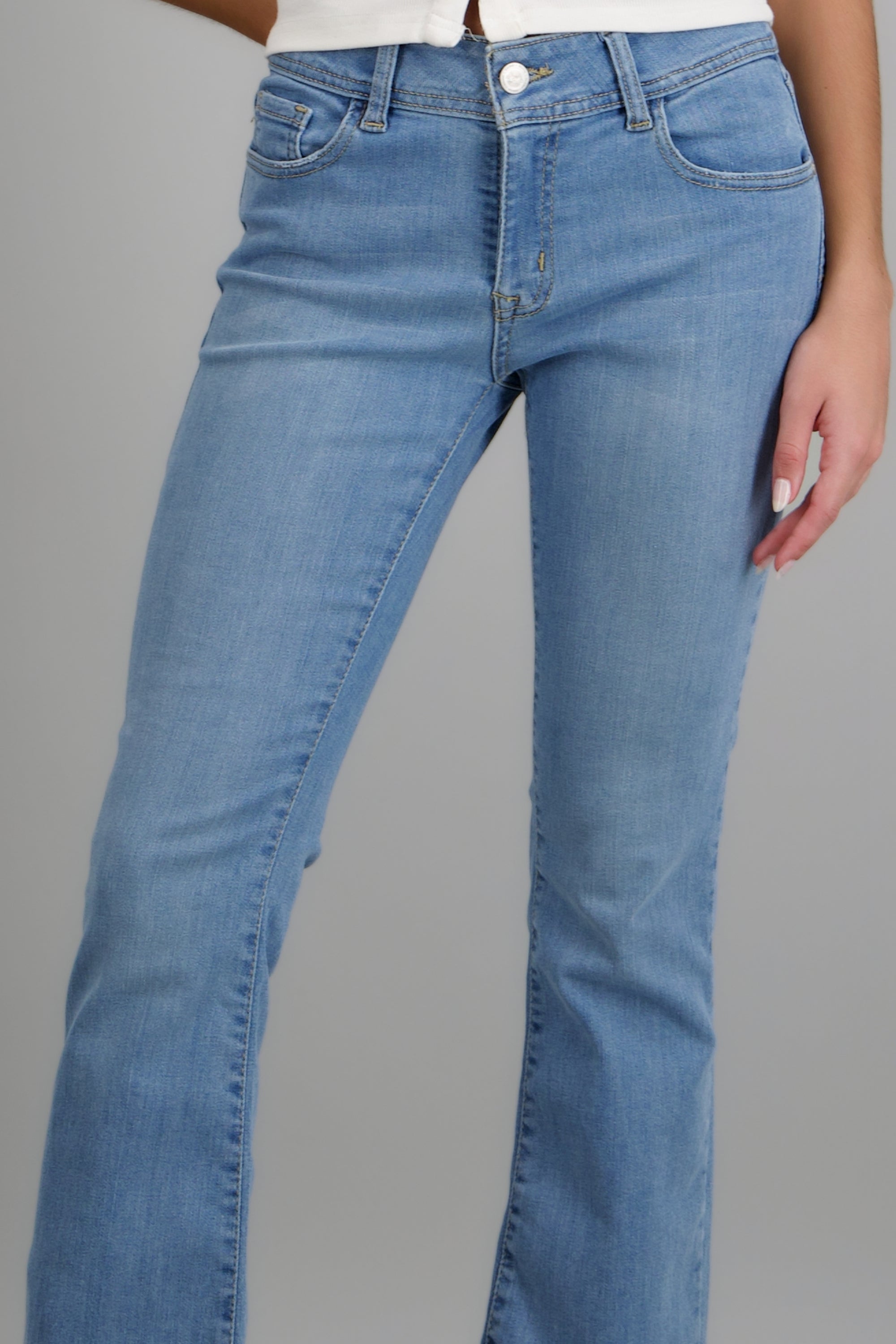 Jeans flare slim LIGHT WASH