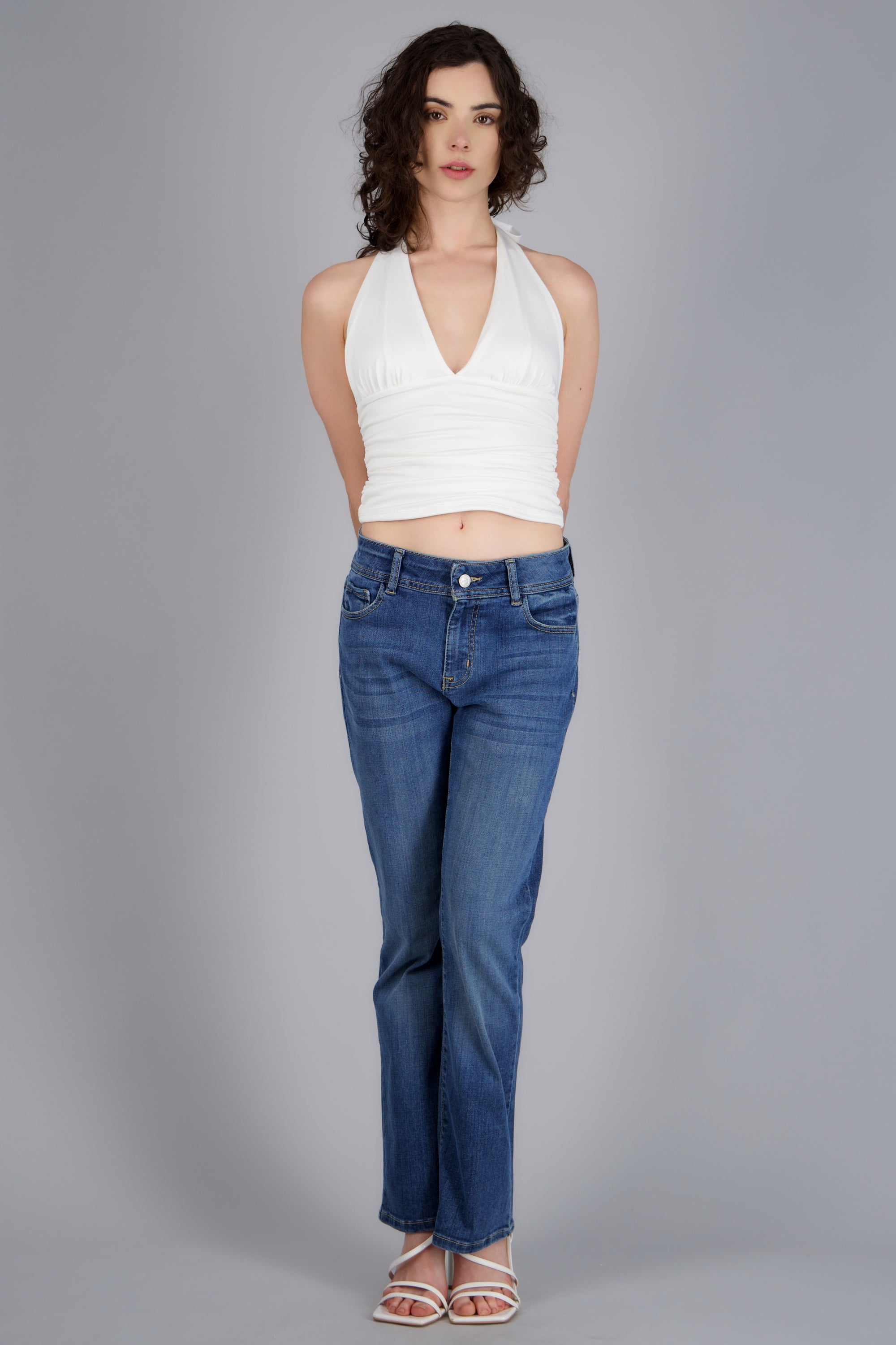 Jeans flare slim MEDIUM WASH