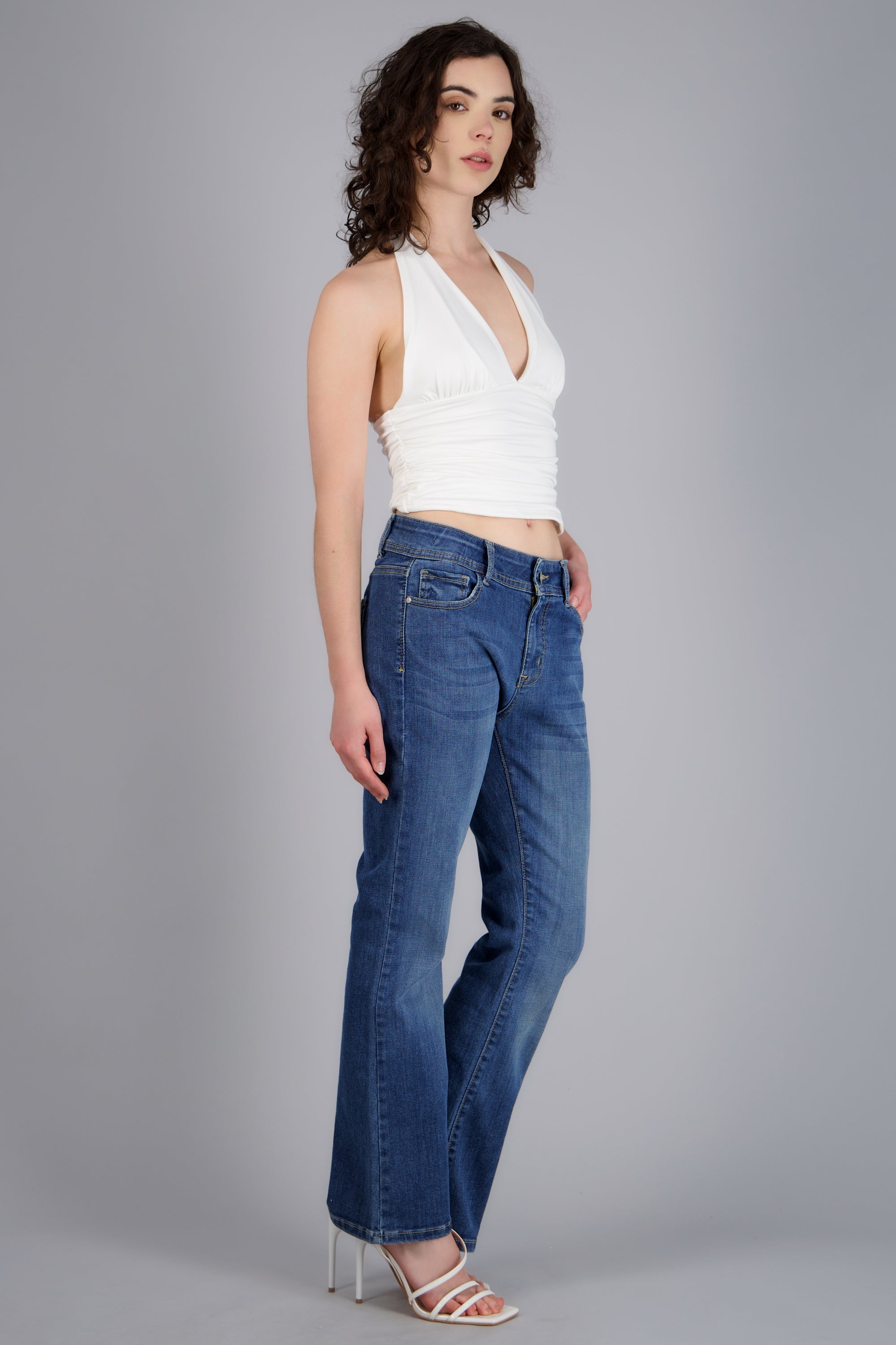 Jeans flare slim MEDIUM WASH