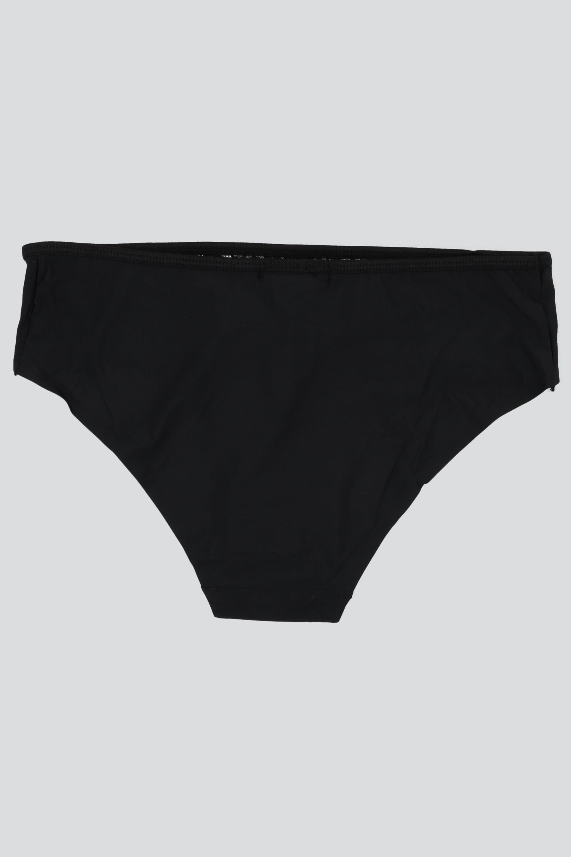 Bikini microfibra detalle encaje NEGRO
