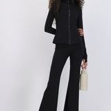 Leggings wide leg pretina ancha
