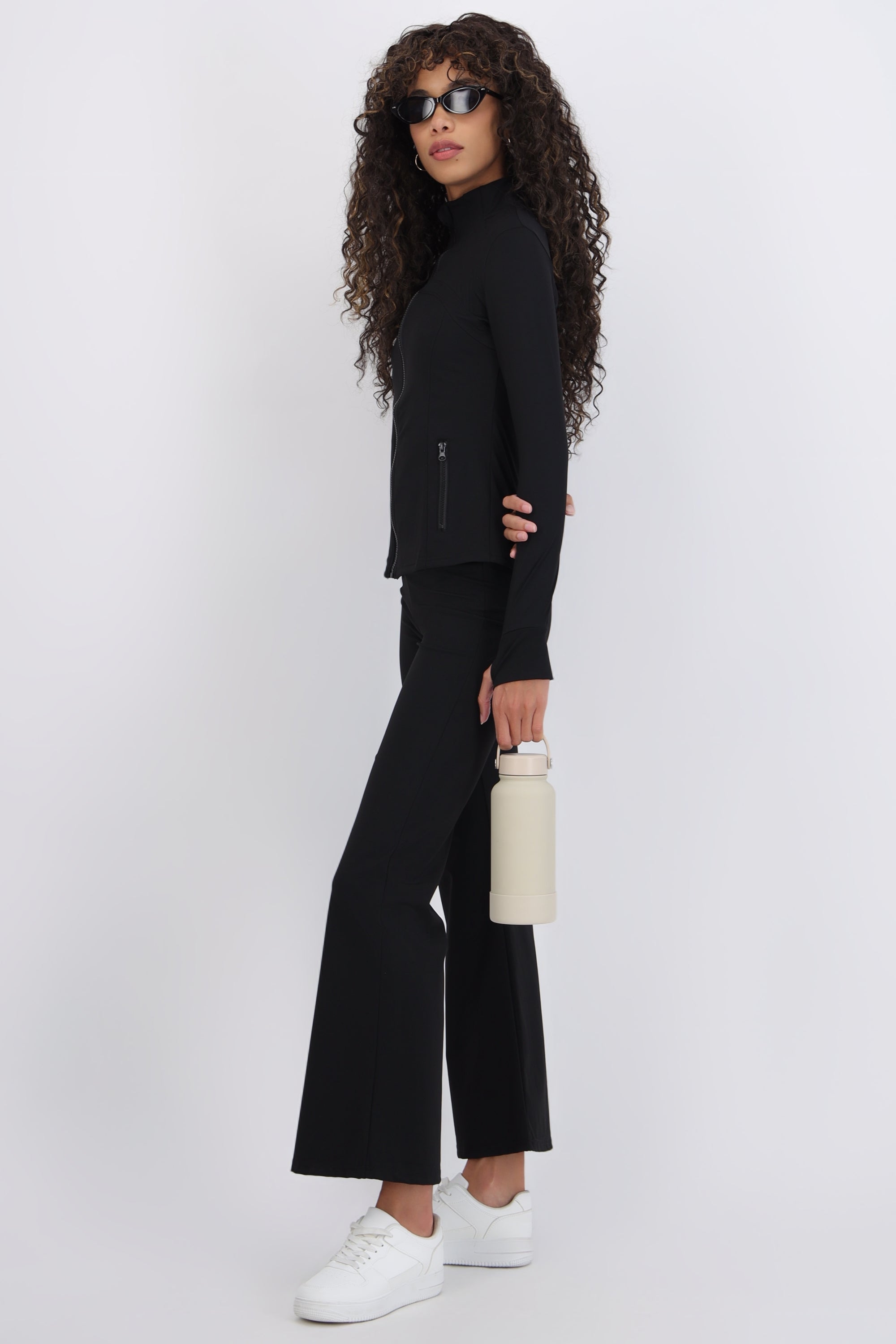 Leggings wide leg pretina ancha