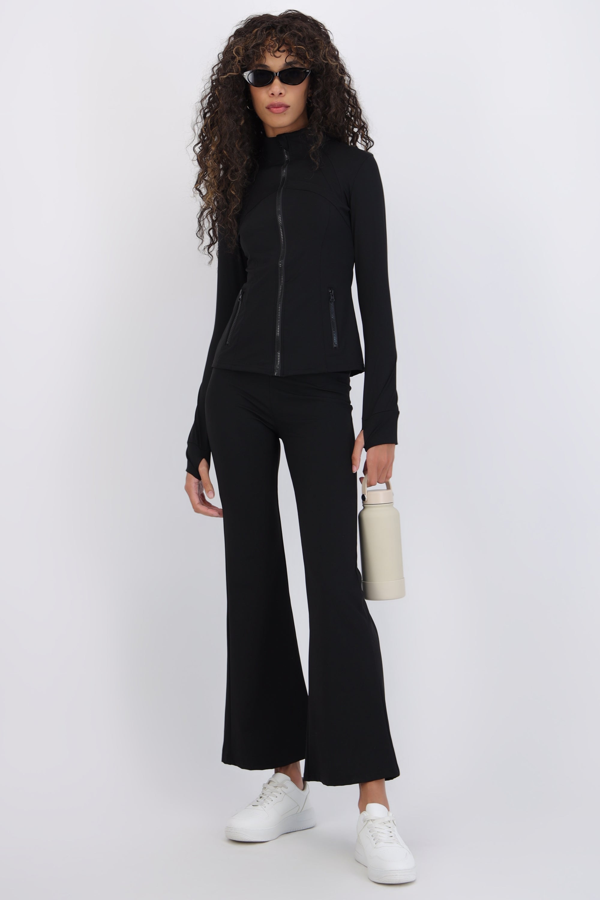 Leggings wide leg pretina ancha