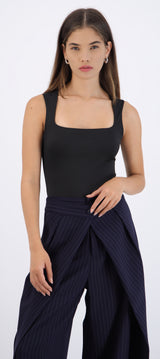 Bodysuit escote cuadrado tirante ancho
