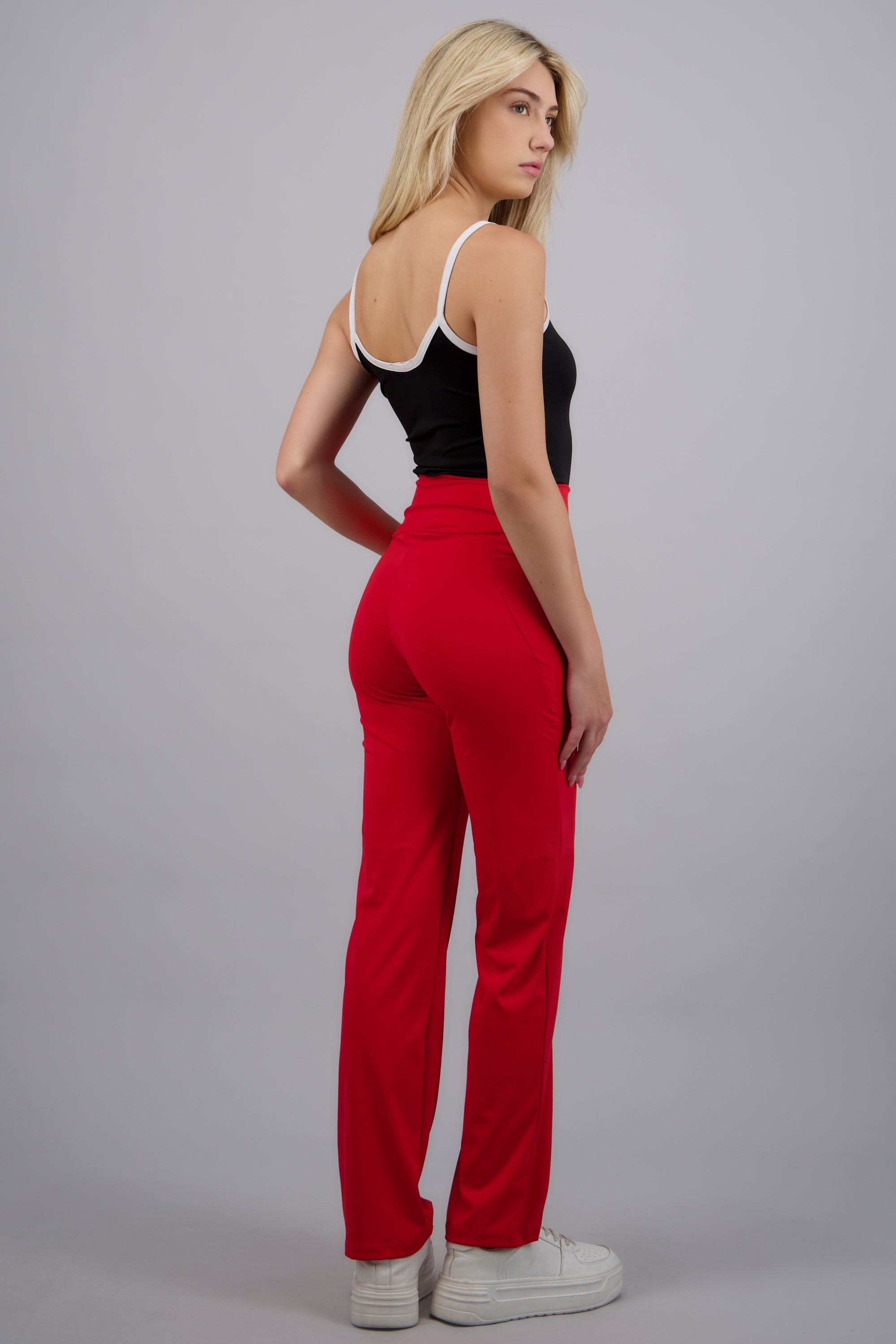 Legging deportivo con bolsas ROJO