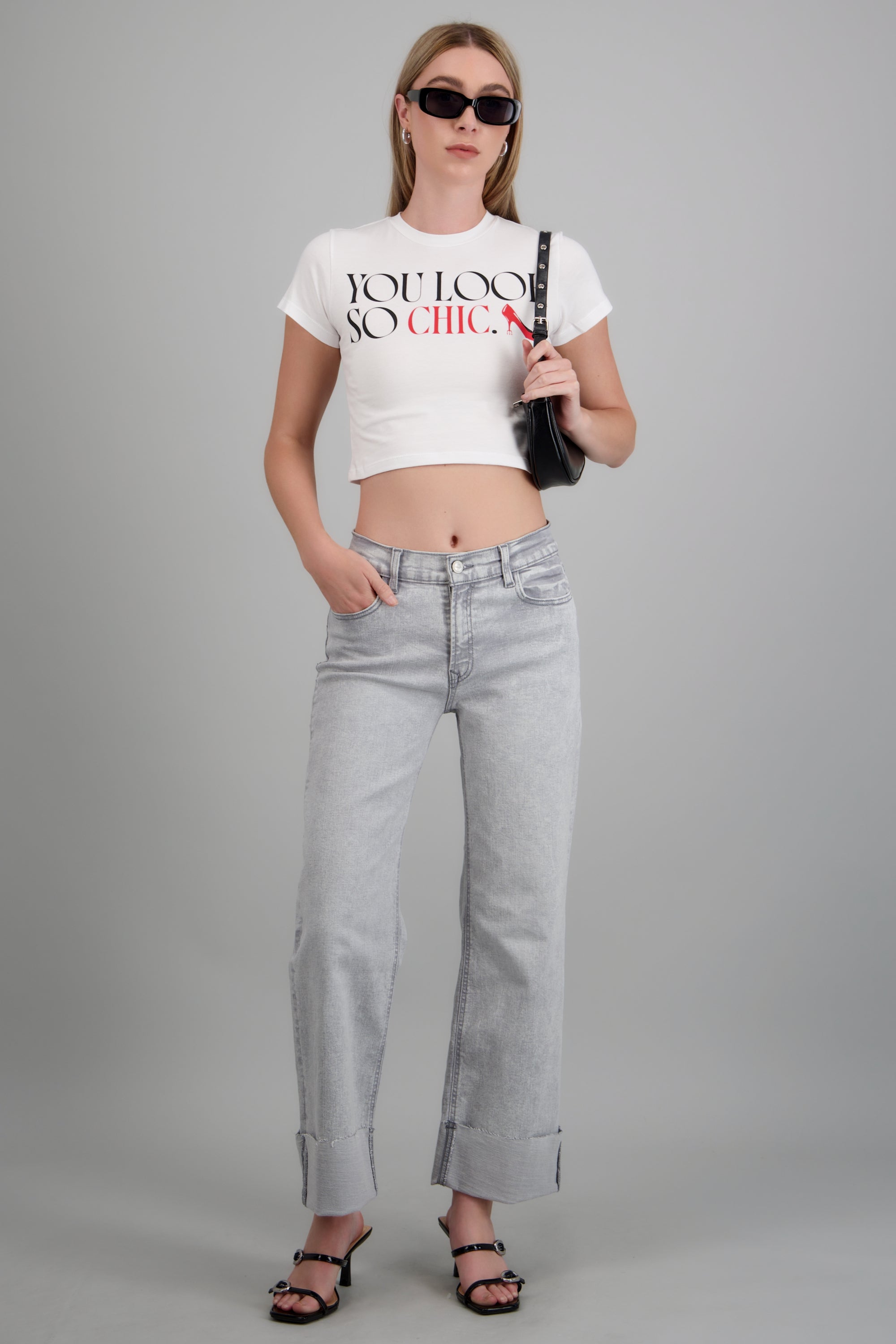 Playera you look so chic DWP BLANCO