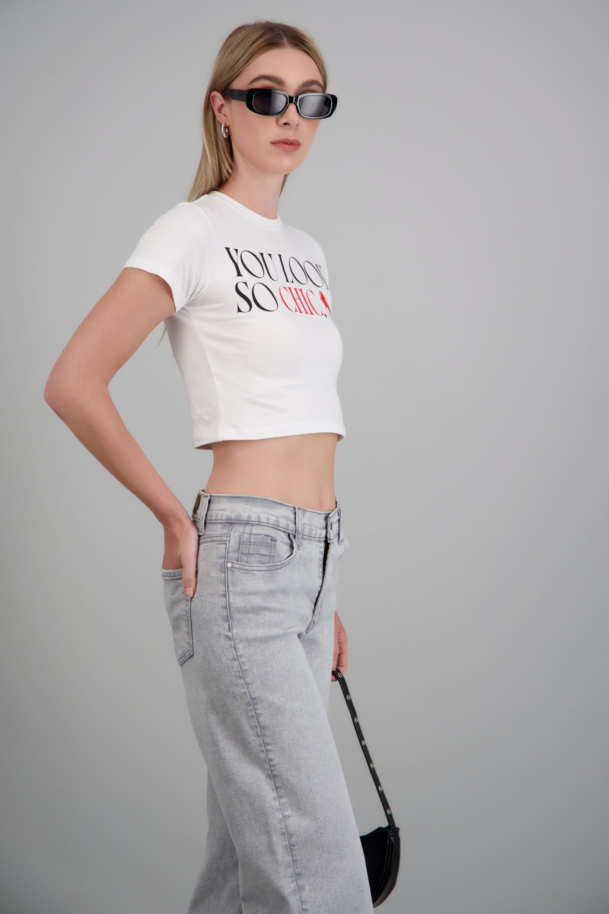 Playera you look so chic DWP BLANCO