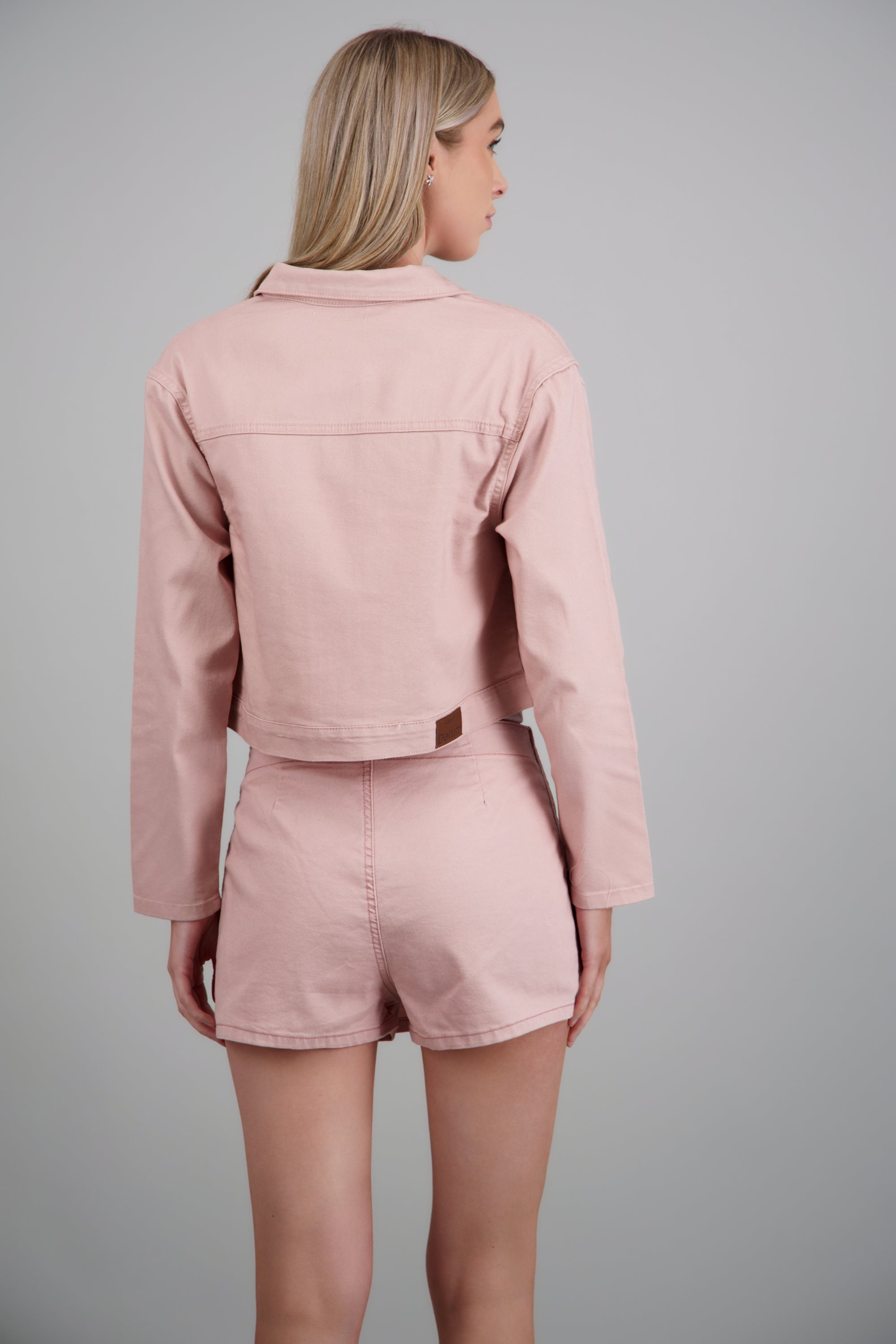 Chamarra con bolsas ROSA PASTEL