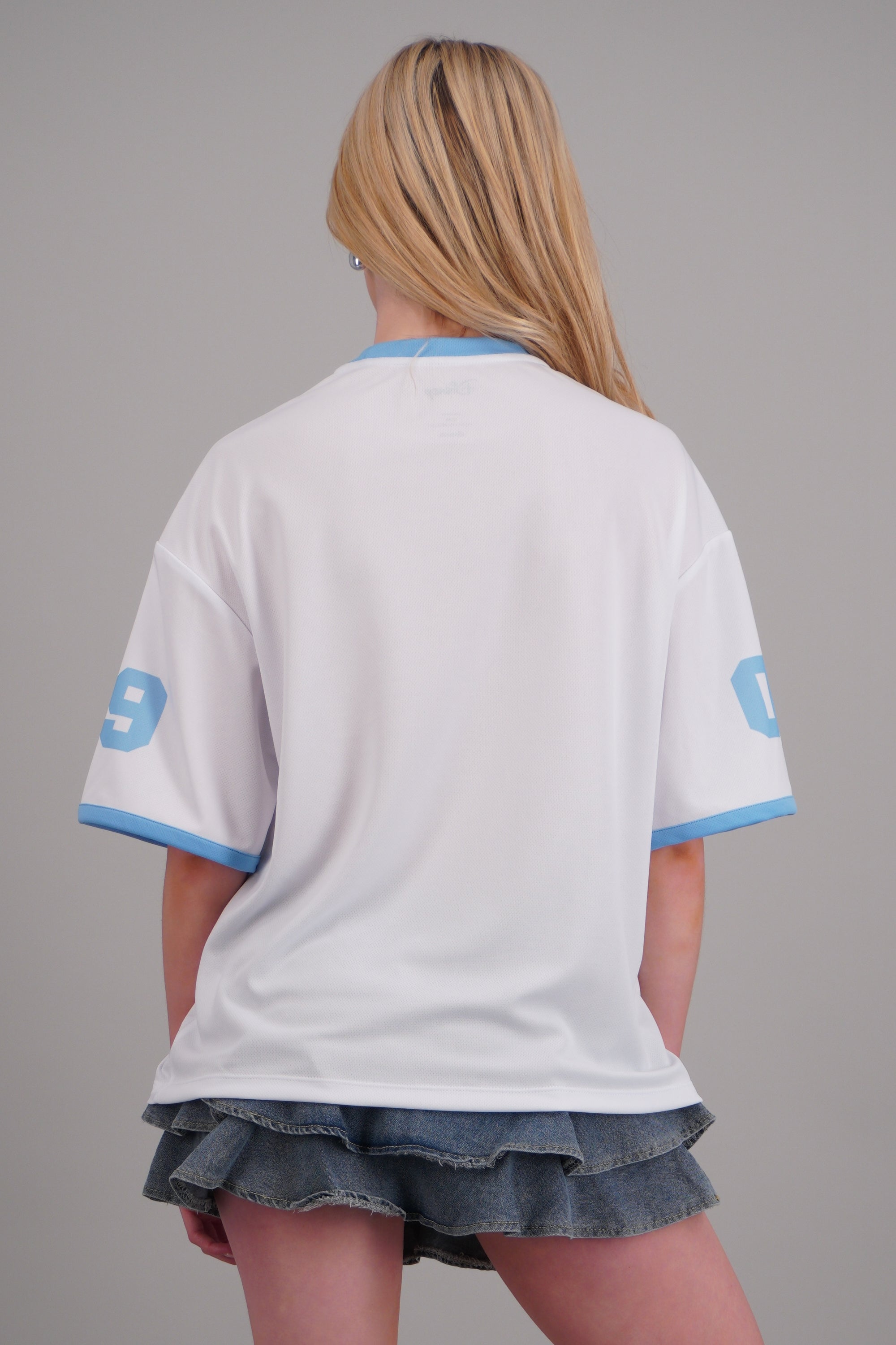 Playera deportiva Lizzie Mcguire numero BLANCO