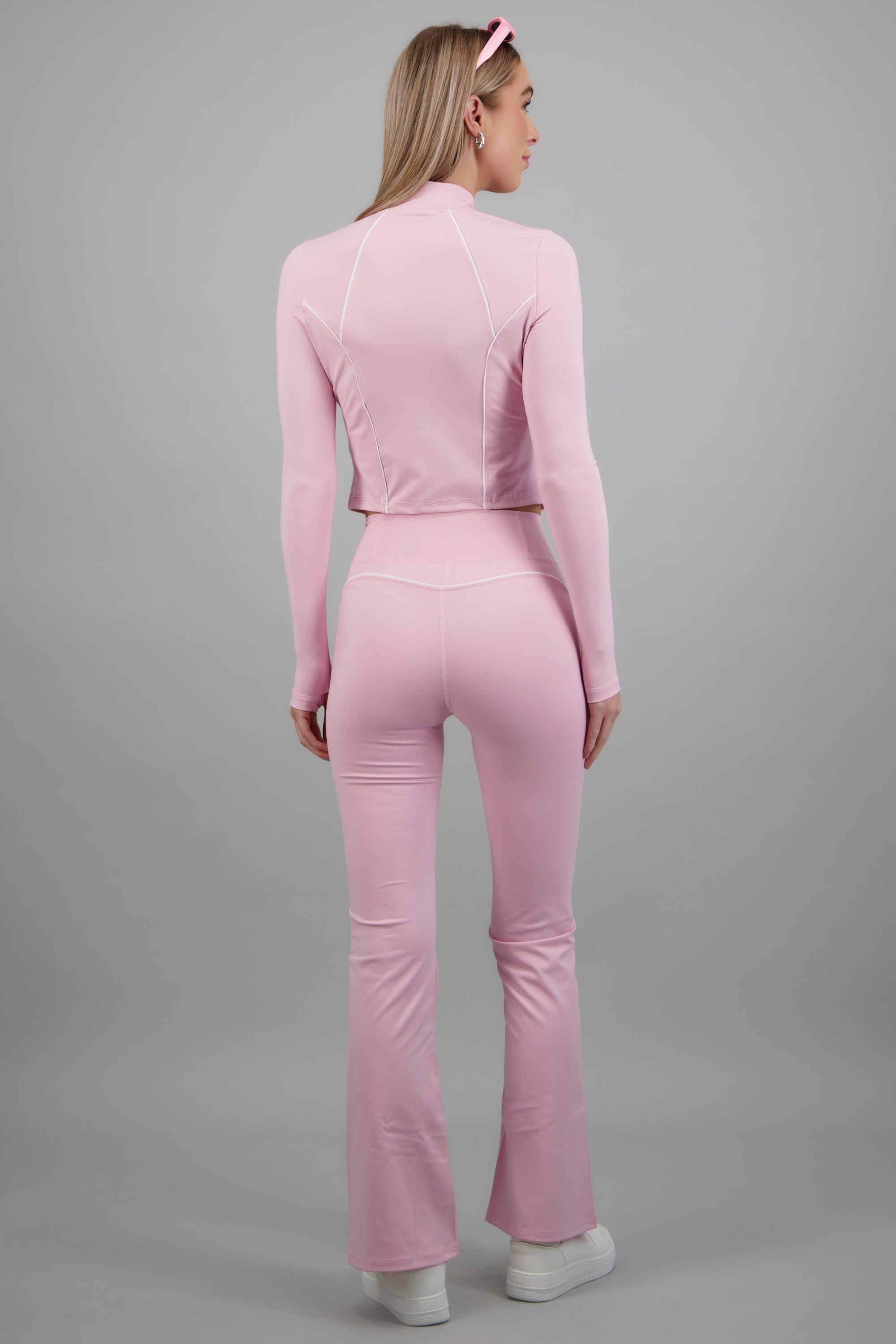Leggings deportivos contrastes ROSA PASTEL