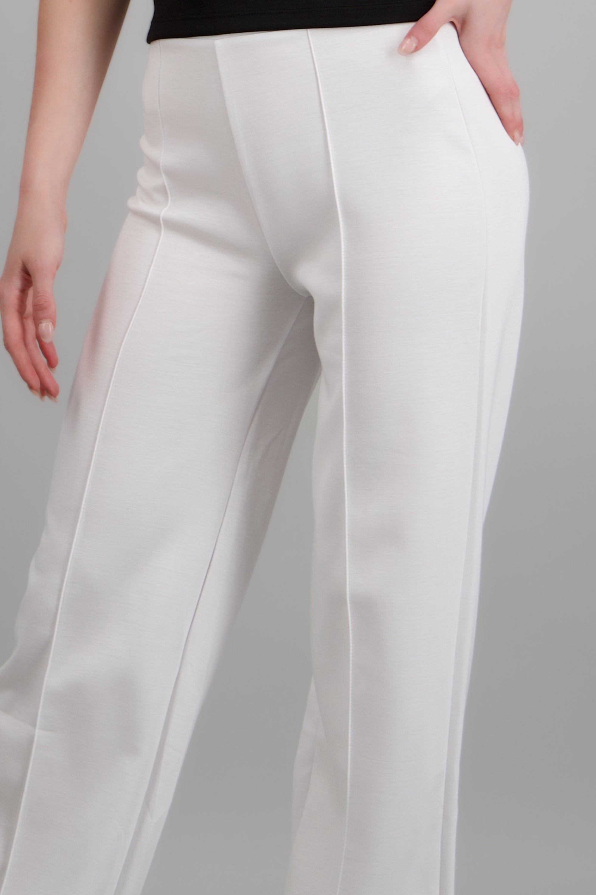 Pantalon amplio modal BLANCO
