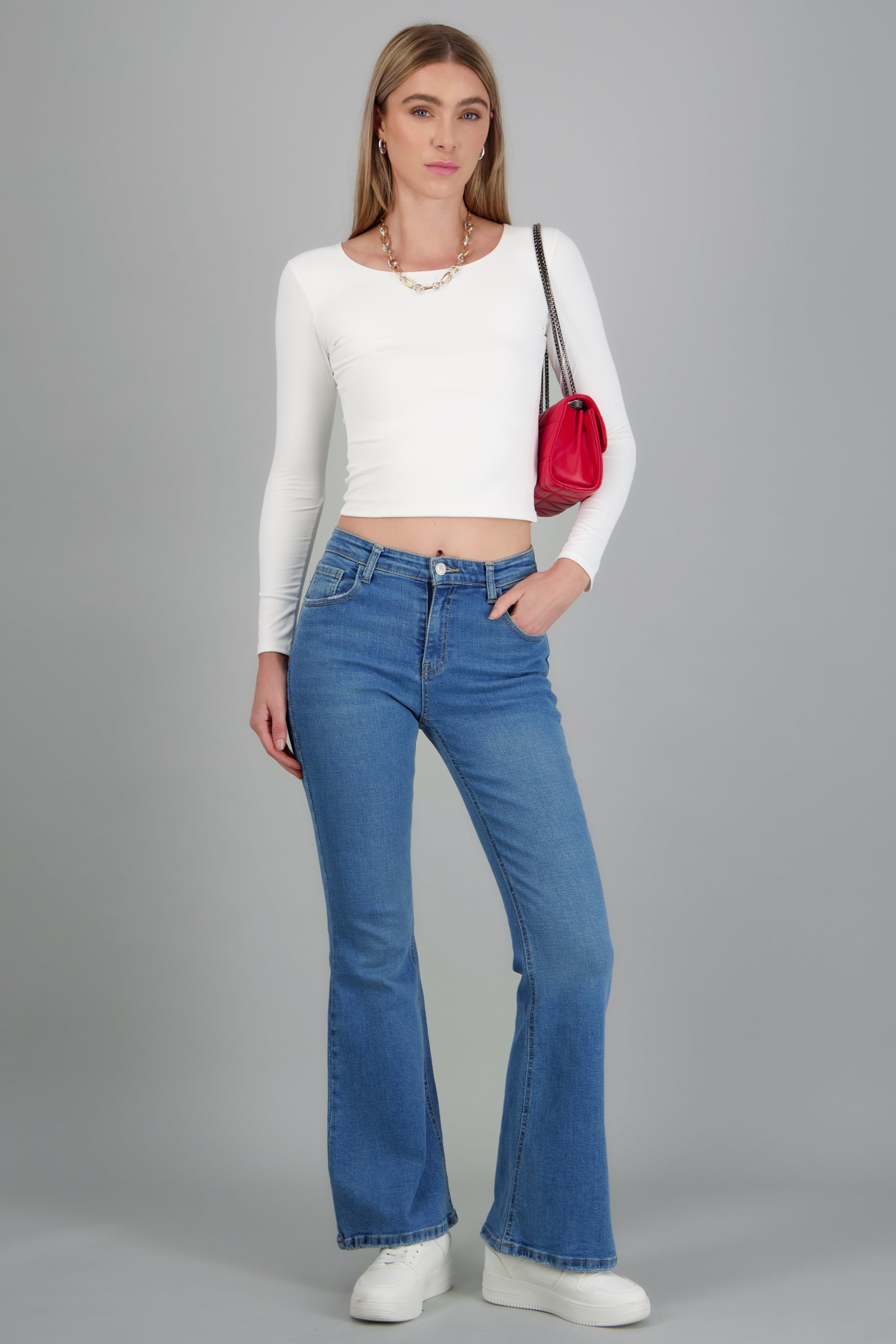 Jeans flare skinny MEDIUM WASH