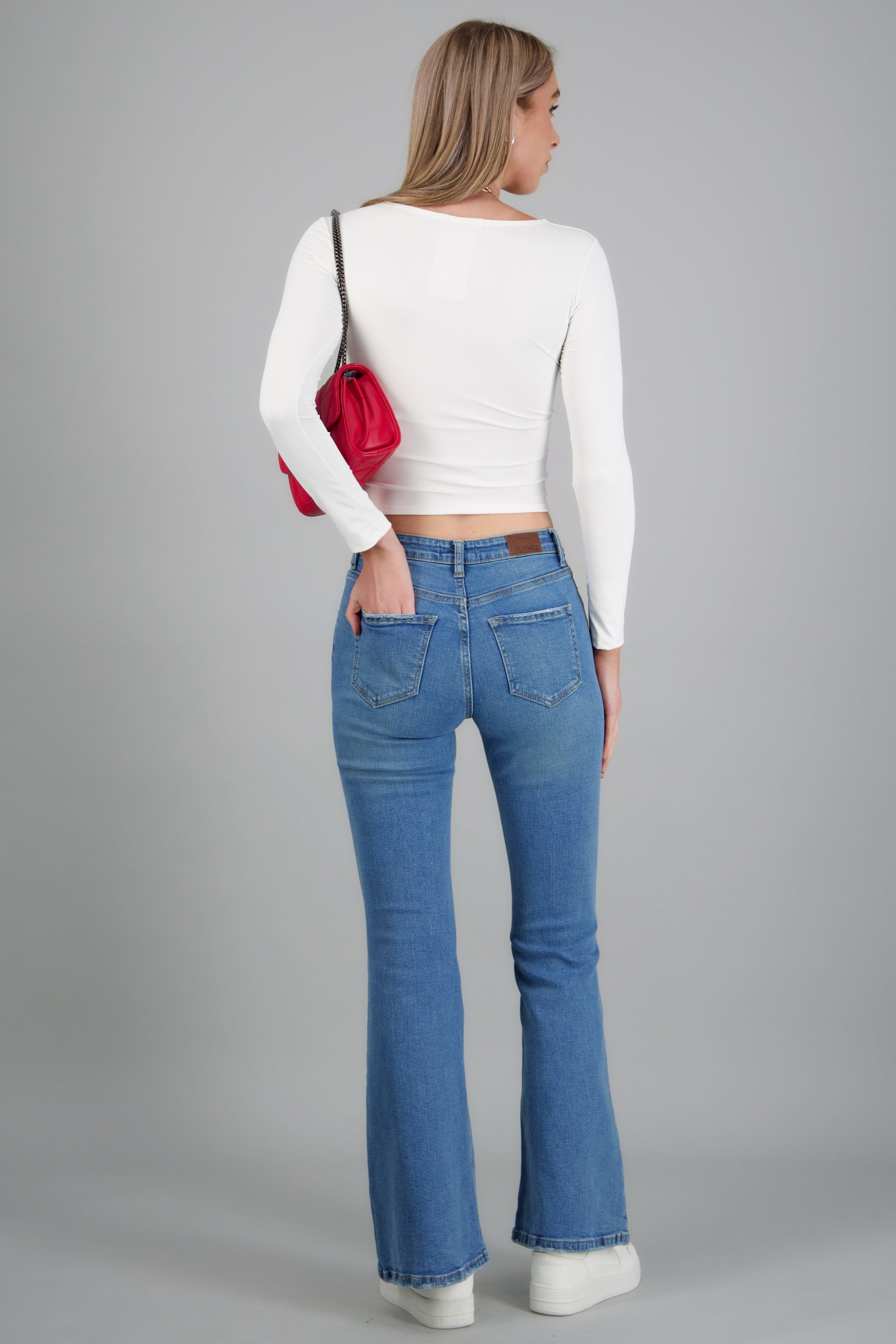 Jeans flare skinny MEDIUM WASH