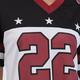 Playera tipojersey constraste estrellas