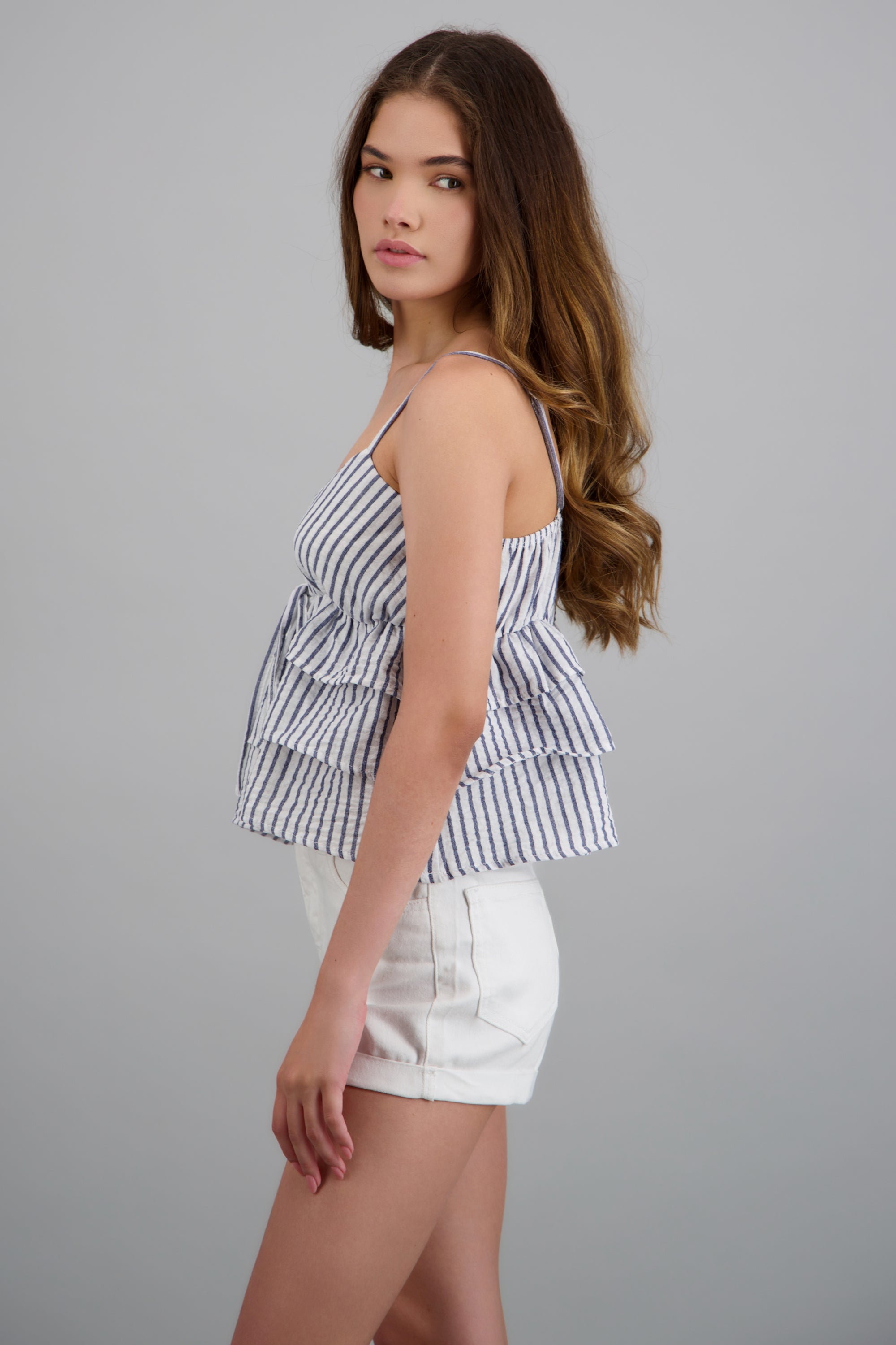 Top tirantes con olanes MARINO COMBO