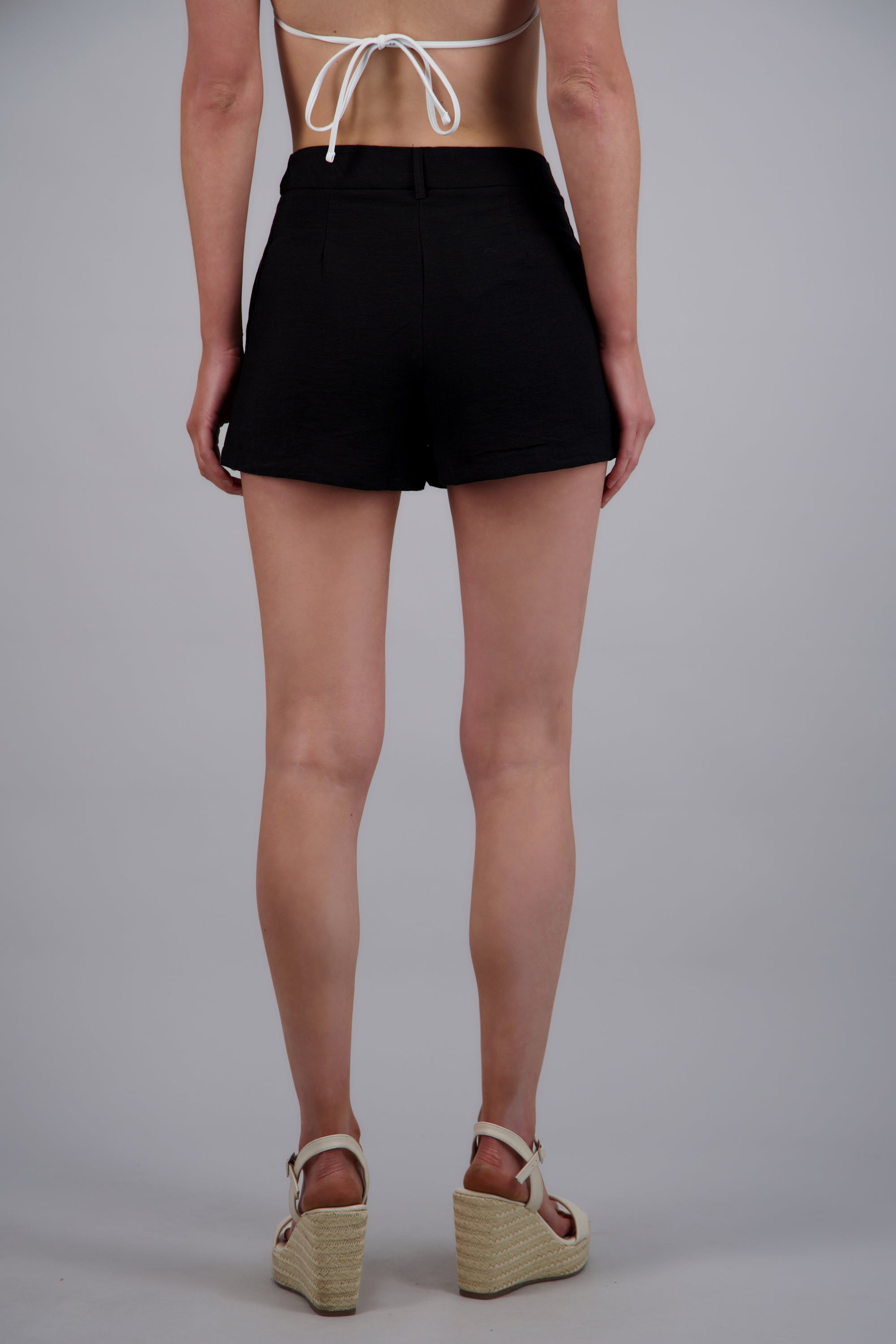Short sastreado ligero NEGRO