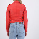 Biker cruzada detalle botones