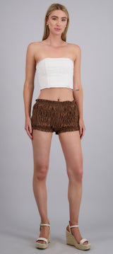 Shorts mini smock