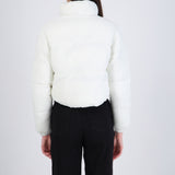 Chamarra puffer crop