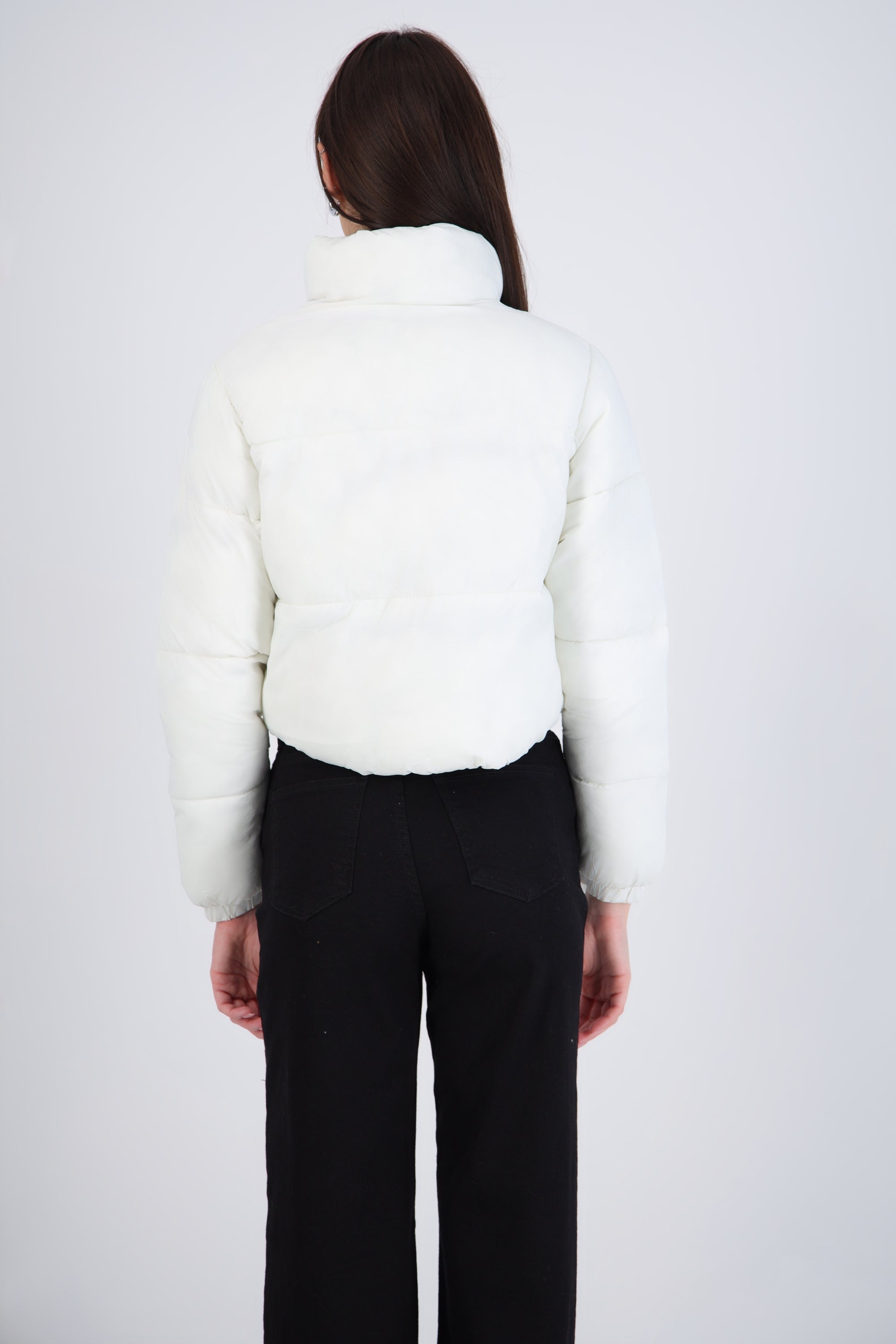 Chamarra puffer crop