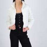 Chamarra puffer crop