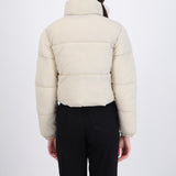 Chamarra puffer crop