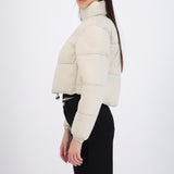 Chamarra puffer crop