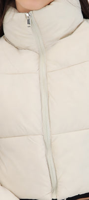 Chamarra puffer crop