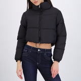 Chamarra puffer crop
